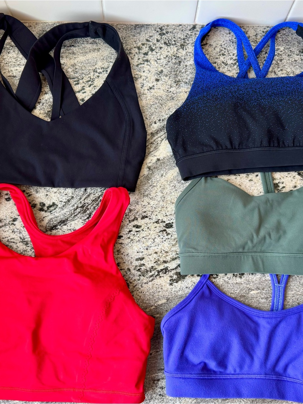 Lululemon Bra Lot - Size 4 (one size 6). EUC.